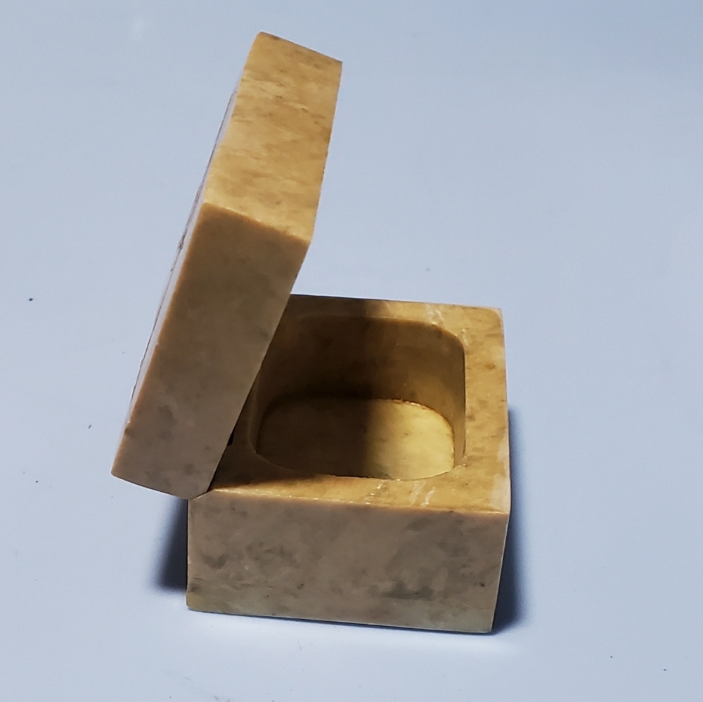 Box small stone decorative box - Picture 2 of 6